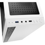 Ginzzu A390 White Window RGB подсветка 1*USB 3.0, 2*USB 2.0, AU