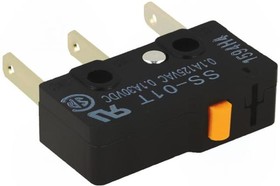 Фото 1/2 SS-01T, Basic / Snap Action Switches Subminiature Basic Switch