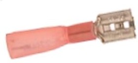 HSRF250, Клемма ножевая, 6.3мм, розетка, провод 0.75-1.25 (красная) (OBSOLETE)