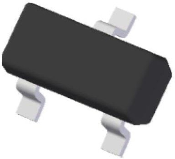 Transistor BJT BC207, NPN, 45 V, 100 mA, 300 mW, TO-106