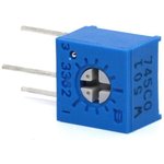 3362W-1-501, Trimmer Resistors - Through Hole 1/4IN SQ 500 OHM 10% 0.5WATTS