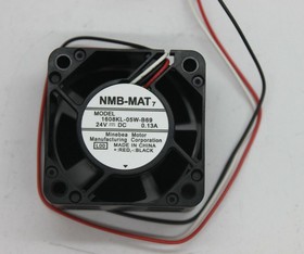 Вентиятор NMB 1608KL-05W-B69 24v 0.13a 40x20 3 pin провод разъем станд