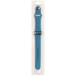 (2000000004167) силиконовый ремешок для Apple Watch 38/40мм (24), лазурный, на кнопке