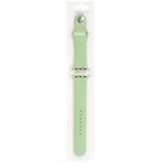 (2000000000299) силиконовый ремешок для Apple Watch 42/44мм (1), бледно-зеленый, на кнопке
