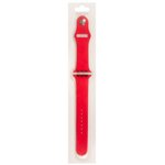 (2000000001654) силиконовый ремешок для Apple Watch 42/44мм (14), красный, на кнопке