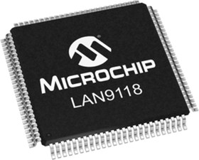 Фото 1/3 LAN9118-MT, Ethernet Controller, 10Mbps MII, PCI, 3.3 V, 100-Pin TQFP
