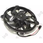0090140004, Вентилятор радиатора 350 W, 317 mm (с рамкой) 2 PINS CITROEN C2 (JM) ...