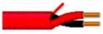 6320UJ-RED-1000, Fire Alarm Cable Thermoplastic Fluoropolymer 2Conductors 18AWG 3.5mm 300VAC Red 304.8m