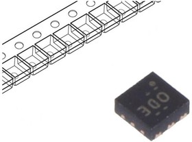 Фото 1/2 CSD19538Q2T, Транзистор: N-MOSFET, полевой, 100В, 14,4А, 20,2Вт, WSON6, 2х2мм