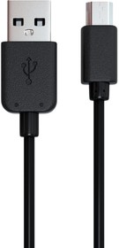 Фото 1/7 Кабель USB-micro USB 2.0, 1 м, RED LINE, для подключения портативных устройств и периферии, черный, УТ000002814
