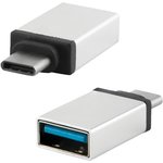 Переходник USB-TypeC RED LINE, F-M, для подключения портативных устройств, OTG ...