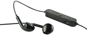 Фото 1/8 Наушники с микрофоном (гарнитура) RED LINE BHS-01, Bluetooth, беспроводные, черные, УТ000013644