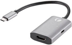 Фото 1/7 VCOM CU452A Адаптер USB 3.1 Type-Cm --  HDMI A(f) , 4K@60Hz, PD charging, Alum Shell, VCOM  CU452A [4895182218017]