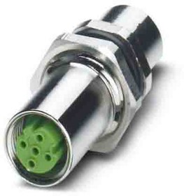 1424326, Circular Connector, 4 Contacts, Panel Mount, M12 Connector, Socket, SACC Series