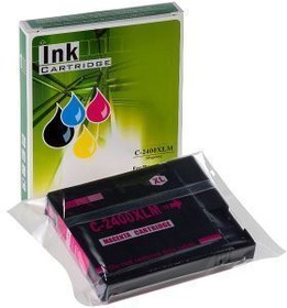 Фото 1/3 AT-PGI2400XL M, Совместимый картридж PGI-2400XL M для Canon iB4040, iB4140, MB5040, MB5140, MB5340, пурпурный