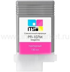 Фото 1/3 CT-PFI-107M, Совместимый картридж Canon PFI-107M (Magenta Dye) 130 мл для Canon iPF670, iPF680, iPF685, iPF770, iPF780, iPF785