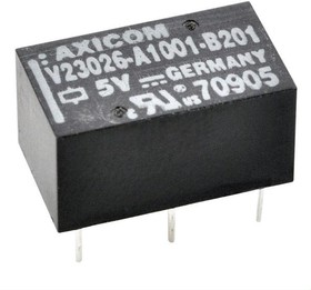 Фото 1/2 1-1393774-2, Signal Relay - 24 VDC - SPDT - 1 A - P1/V23026 Series - Through Hole - Non Latching.