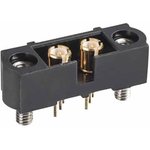 M80-MV311M2-02, Power to the Board MALE VERT 3.0 COAX 2 POS 6 GHz 50 Ohm