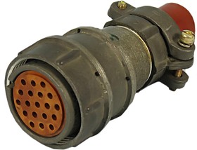 Фото 1/4 2РМД27КПН19Г5В1, Розетка на кабель с прямым патрубком для неэкранированного кабеля
