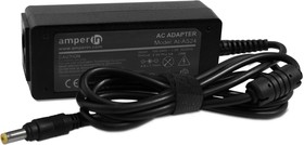 Фото 1/3 Блок питания (сетевой адаптер) Amperin AI-AS24 для нетбуков Asus 9.5V 2.5A 24W 4.8x1.7 мм черный, с сетевым кабелем