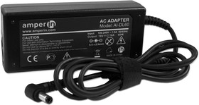 Фото 1/3 Блок питания (сетевой адаптер) Amperin AI-DL60 для ноутбуков Dell 19V 3.16A 60W 5.5x2.5 мм черный, с сетевым кабелем