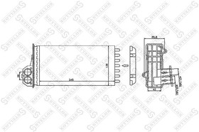 1035047SX, Радиатор печки Peugeot 206 1.1-2.0HDi 98