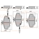 b1105013, Тормозные колодки RENAULT/LADA LOGAN 04-/10-/SANDERO I/II ...