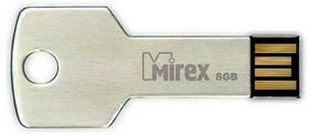13600-DVRCOK08, Флеш накопитель 8GB Mirex Corner Key, USB 2.0