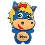 13600-KIDBHS08, Флеш накопитель 8GB Mirex Horse, USB 2.0, Синий