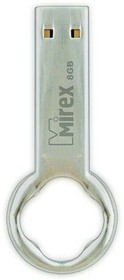 13600-DVRROK08, Флеш накопитель 8GB Mirex Round Key, USB 2.0