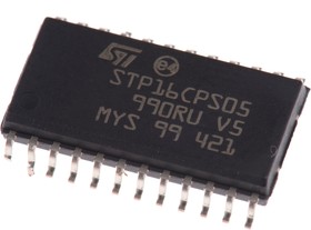 Фото 1/3 STP16CPS05MTR LED Driver IC, 3 → 5.5 V ac 100mA 24-Pin SOIC