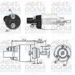 46181, Реле втягивающее Audi A3 (8P1) VW Golf V 1.9 2.0 TDI