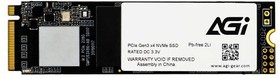 Фото 1/8 Накопитель SSD AGi PCI-E 3.0 x4 256Gb AGI256G16AI198 AI198 M.2 2280