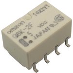 G6SK-2F-DC3, Signal Relay 3VDC 2A DPDT(14.8x9.2x9.2)mm SMD