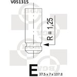 V051315, КЛАПАН 37.6x7x107.7 IN DAC/REN 1.2-1.6 (K7J/K7M/C3J/ E5F/E6J/E7F/E7J) 88-