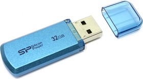 Фото 1/5 Флеш Диск Silicon Power 32Gb Helios 101 SP032GBUF2101V1B USB3.0, blue