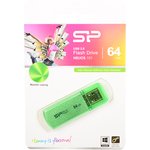 Флеш Диск Silicon Power 64Gb Helios 101 SP064GBUF2101V1N USB2.0, green