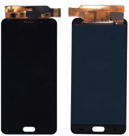 Дисплей (экран) в сборе с тачскрином для Samsung Galaxy A7 (2016) SM-A710F черный (TFT-совместимый с регулировкой яркости)
