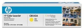 Фото 1/10 Картридж HP CB542A yellow - тонер-картридж для HP Color LaserJet CP1215, CP1515, CP1518, CM1312, CM1312nfi (желтый, 1400 стр.)