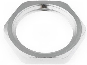 Counter nut, M20, 24 mm, silver, 52103020