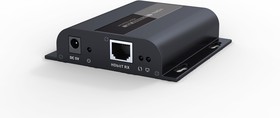 Фото 1/2 LKV383-RX, Удлинитель HDMI по витой паре CAT6 поверх протокола IP до 120 м с ИК Lenkeng LKV383-RX (только прием