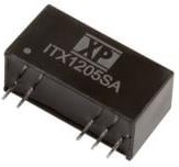 ITX1215SA, Isolated DC/DC Converters - Through Hole DC-DC, 6W, 2:1 INPUT, SIP