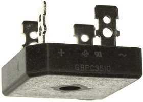 Фото 1/4 GBPC3510-E4/51, Diode Rectifier Bridge Single 1KV 35A 4-Pin Case GBPC Bulk