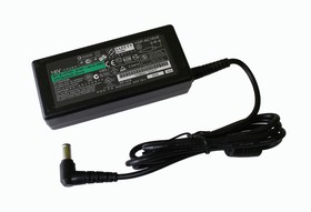 Фото 1/3 Блок питания (сетевой адаптер) для ноутбуков Sony Vaio 16V 4A 65W 6.5x4.4 мм с иглой черный, без сетевого кабеля Premium