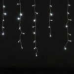 Электрогирлянда-бахрома комнатная 2х0,5 м, 100 LED, холодный белый, 220 V ...