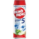 Чистящее средство 480 г, ПЕМОЛЮКС Сода-5, "Яблоко", порошок, 2414453