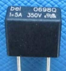 0698Q2000-01, Fuses with Leads - Through Hole