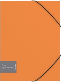 Папка Fuze на резинке А4, 600 мкм, оранжевая ANp_01316