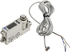 Фото 1/3 PFM710S-C4-B-W, PFM Series Integrated Display Flow Switch for Dry Air, Gas, 0.2 L/min Min, 10 L/min Max