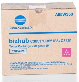Фото 1/8 A95W350 - Тонер-картридж Konica Minolta Toner Cartridge TNP49M (magenta)